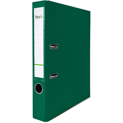 Папка-регистратор "Yesli:", А4, 50 мм, ПВХ, зеленый