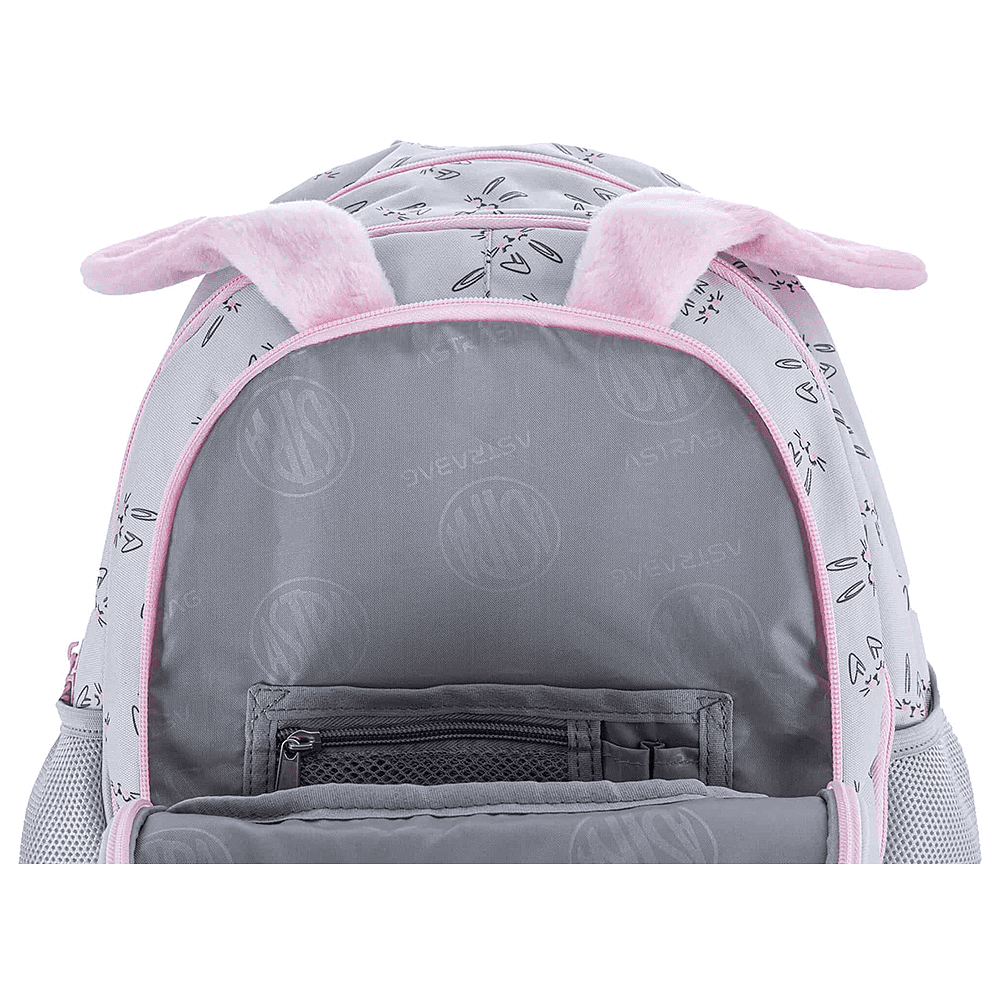 Рюкзак школьный "Honeybunny", серый, розовый - 5
