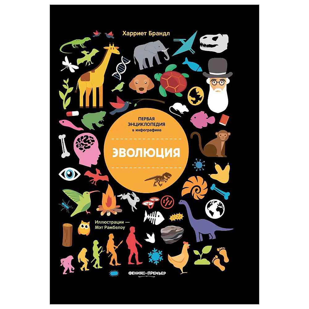 Книга  Брандл Х. "Эволюция: инфографика" / Харриет Брандл -50%