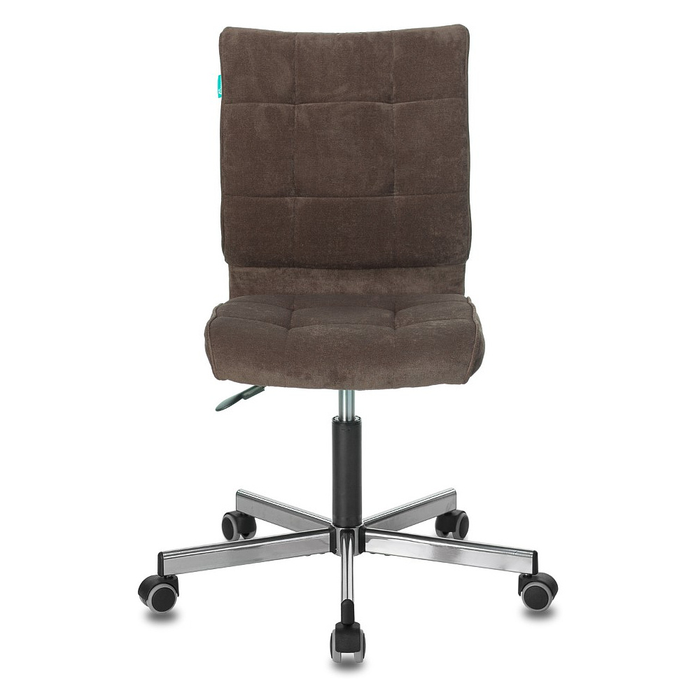 Кресло для персонала "Бюрократ СH-330M/LT", ткань, металл, темно-коричневый - 2