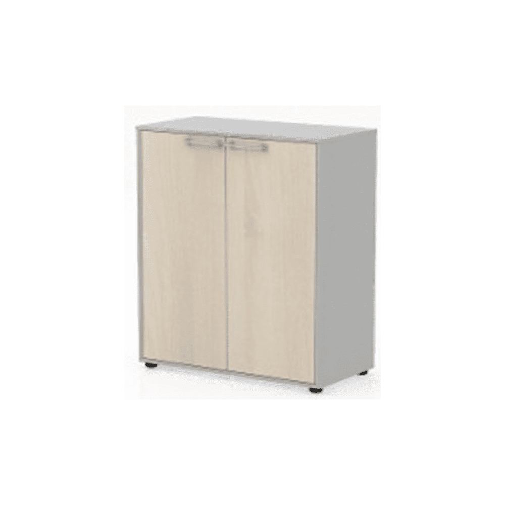 Коллекция Титан Шкаф средний ТН430/2+ТНД32+ТНТ80/2, 800х400х1103, с глухими средними дверями и топом