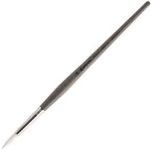 Кисть "Escoda Perla 1430", синтетика белая, круглая, №2