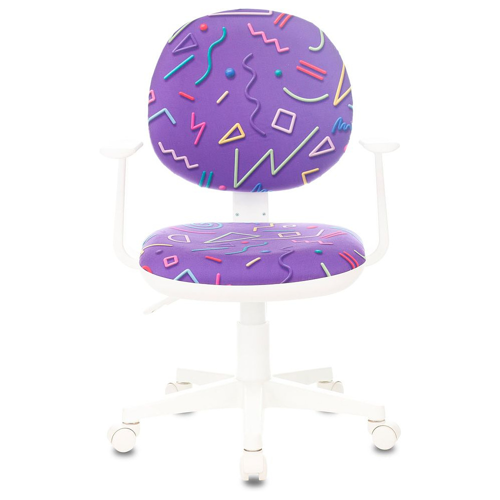 Кресло детское Бюрократ CH-W356AXSN, ткань, пластик, фиолетовый - 2