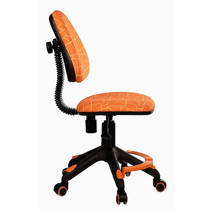 Кресло для детей Бюрократ "KD-4-F/GIRAFFE", ткань, пластик, оранжевый  - 2
