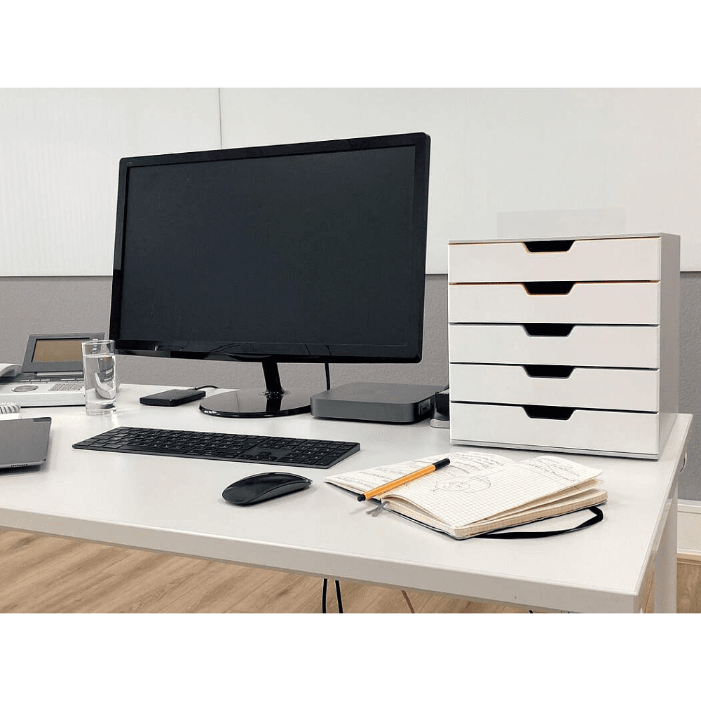 Блок из 5 лотков закрытый "Varicolor", 280x292x356 мм, 5 лотков - 6