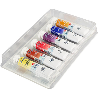 Краски акварельные "Белые ночи оттенки кожи", набор 6 цветов, тубы - 5