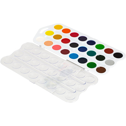 Краски акварельные "Я - Художник!", 24 цвета, пластик, белый - 5