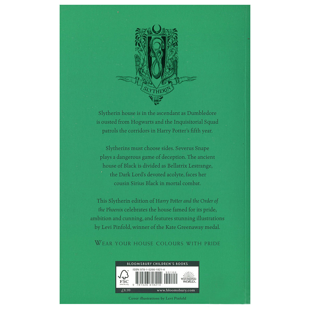 Книга на английском языке "Harry Potter and the Order of the Phoenix – Slytherin", Rowling J.K.,  -50% - 5