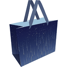 Пакет подарочный "Star rain"