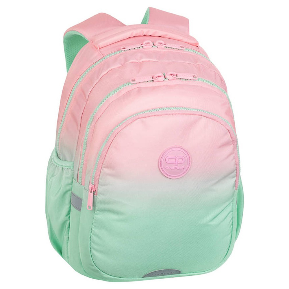 Рюкзак школьный CoolPack "Gradient strawberry", розовый, зеленый