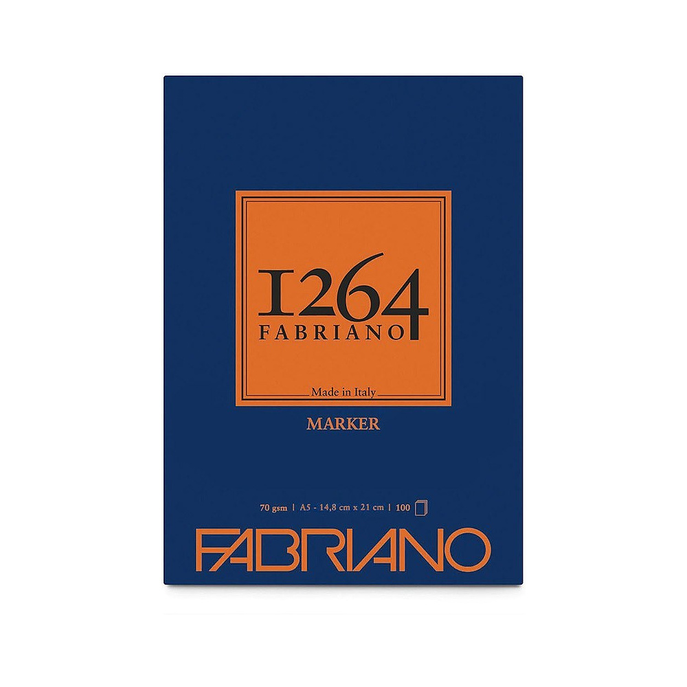 Блок-склейка бумаги для маркеров "Fabriano. 1264", 21х29,7 см, 70 г/м2, 100 листов