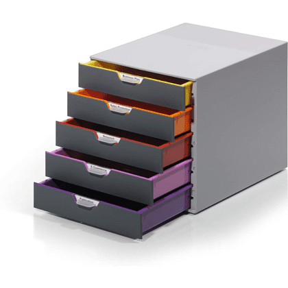 Блок из 5 лотков закрытый "Varicolor", 292x280x356 мм, 5 лотков - 6