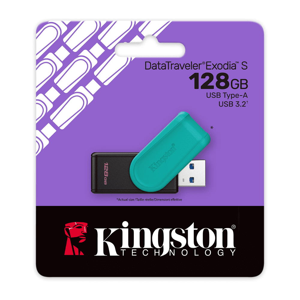 USB Flash накопитель 3.2 128 Gb DTXS, пластик, Kingston DataTraveler Exodia - 3