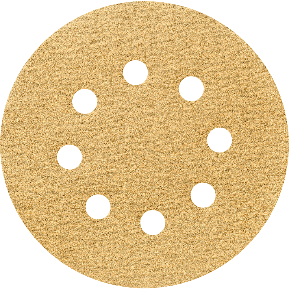 Круг шлифовальный абразивный Krugo Master, 8 отверстий, d125, p.150