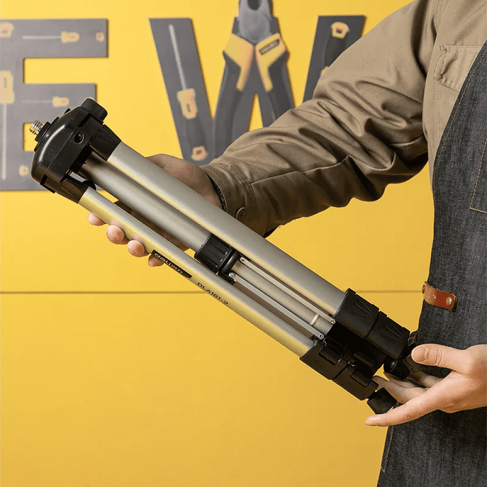 Штатив для лазерного уровня "Deli", 0,4-1,2 м., черный - 6