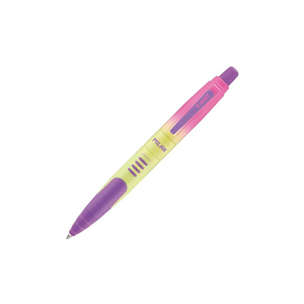 Ручка шариковая автоматическая "Sunset", 1.0 мм, ассорти, стерж. синий