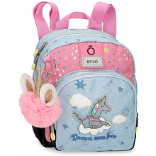 Рюкзак детский Enso "Dreams come true", XS, голубой, розовый
