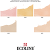 Набор акварельных маркеров "Ecoline", 5 шт., розовые - 2