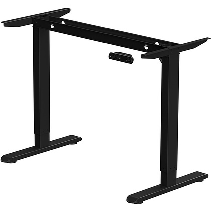 Стол с электроприводом WellDesk Basic 1200x675х18 черный/ясень шимо светлый (9191456+9197779) - 4