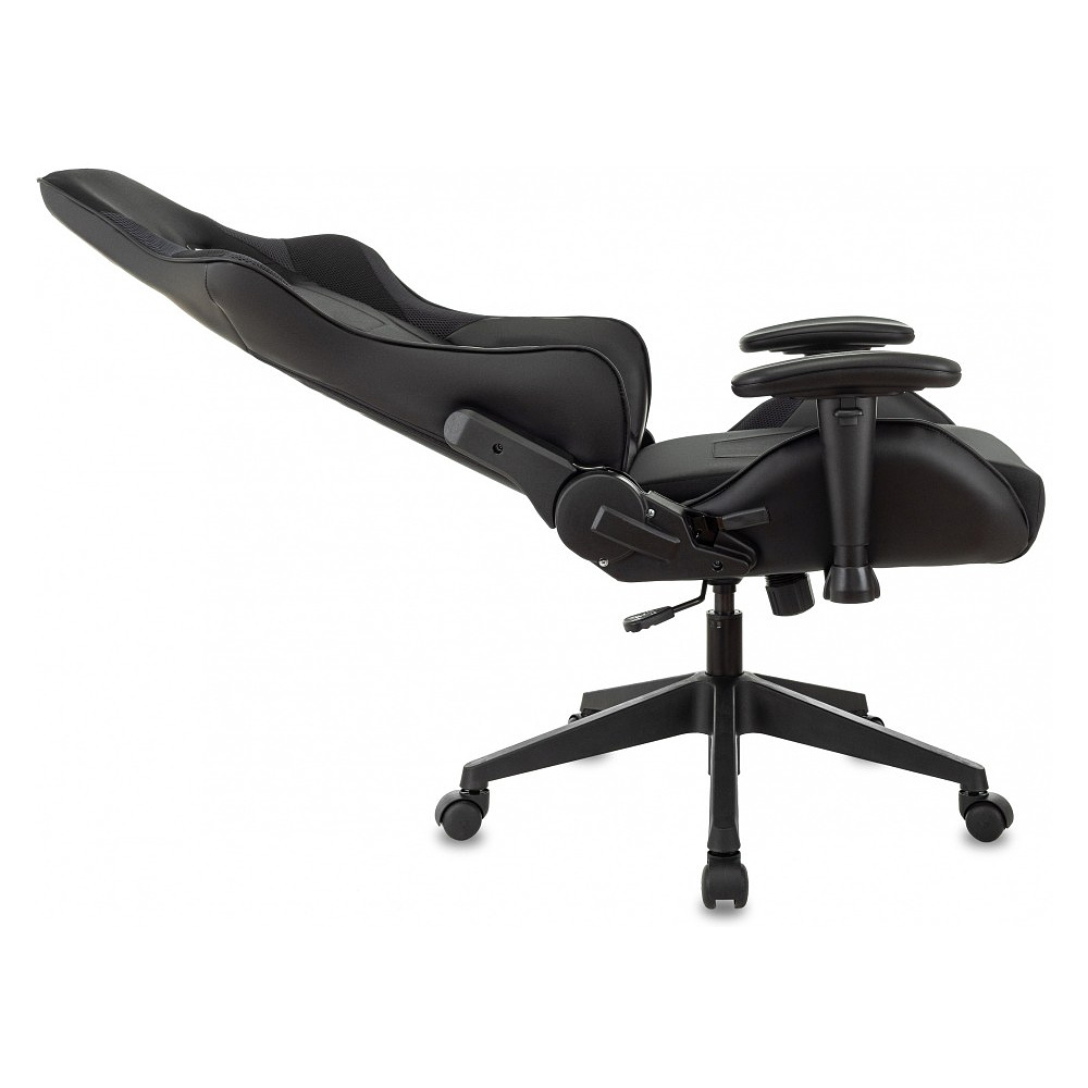 Кресло игровое Zombie VIKING 4 AERO Edition, экокожа, ткань, пластик, черный - 18