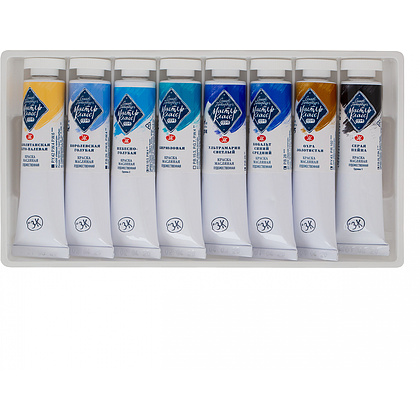 Краски масляные "Мастер Класс морской пейзаж", 8 цветов, 18 мл, туба - 3