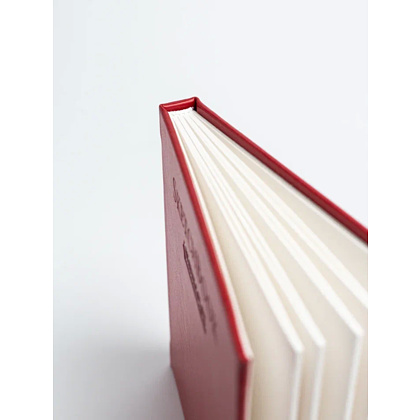 Скетчбук для акварели "Малевичъ", 14.5x14.5 см, 200 г/м2, 30 листов, красный - 7