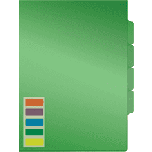 Папка-уголок "Стамм", А4, 150 мк, ассорти