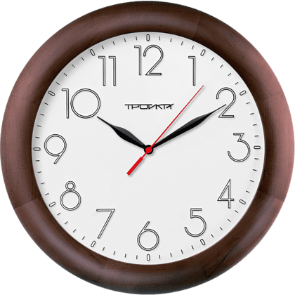 Часы настенные "988953", темно-коричневый