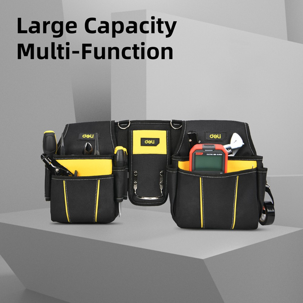 Сумка для инструмента Deli YS EDLP10, поясная, 16 карманов - 5
