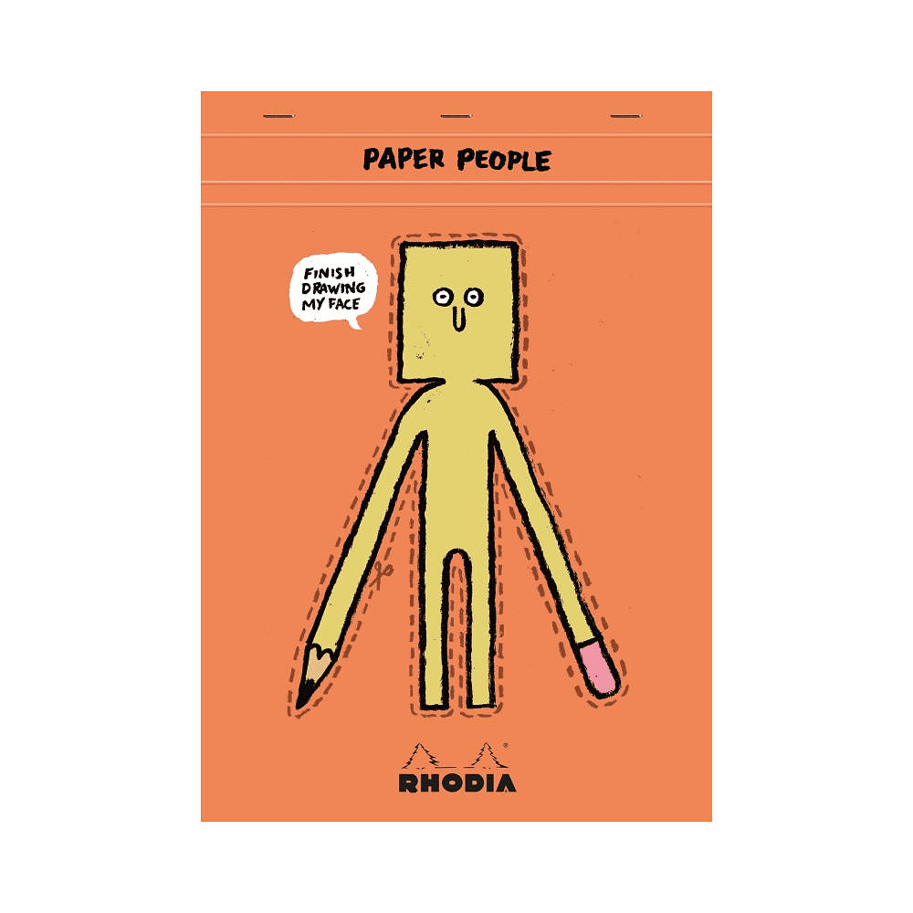 Блокнот "Paper people", 210х297 мм, 80 листов, терракот