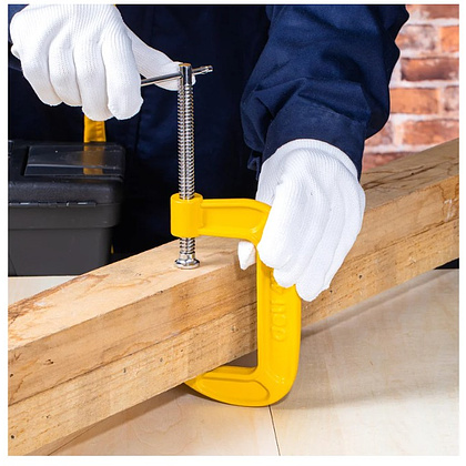 Струбцина G-образная Deli YS EDL-G205, 125 мм - 10