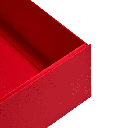 Коробка подарочная картонная, 223х308х95 мм, красный - 5