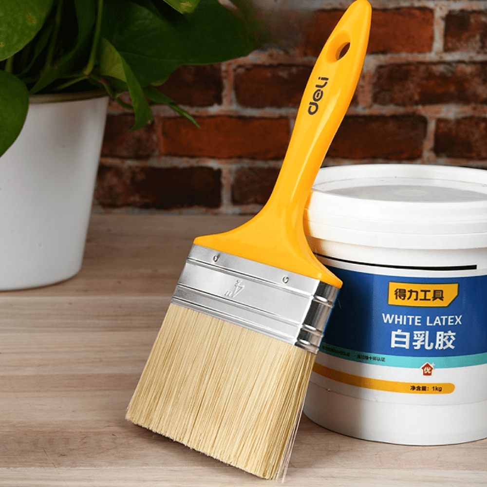 Кисть малярная Deli YS EDL509156, плоская, 4"-100 мм, смешанная щетина - 2