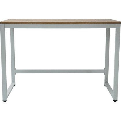 Стол письменный ALLERD RION, белый муар, дуб нокс