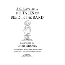 Книга на английском языке "The Tales of Beedle the Bard", J.K. Rowling, Illustr. Chris Riddell, -30%