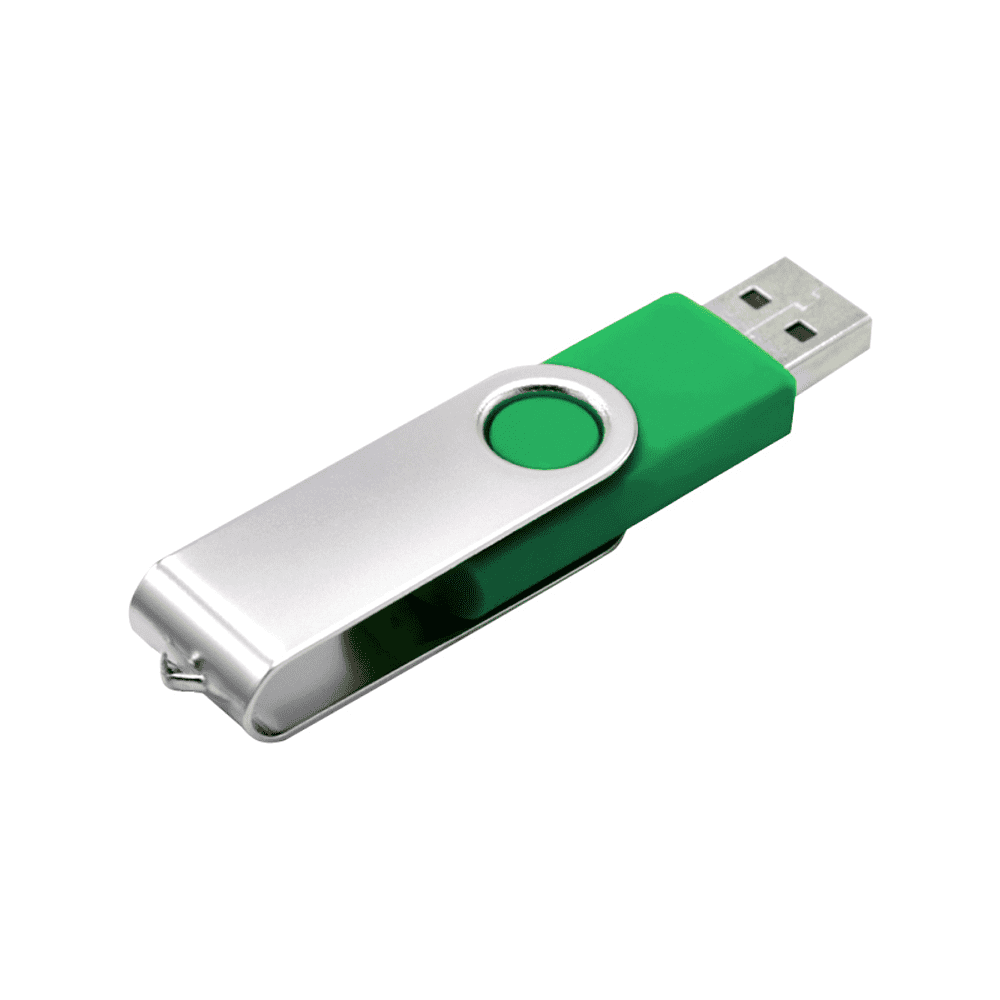 USB Flash 2.0 16 Gb VDF-008, пластик, метал, зеленый   - 2