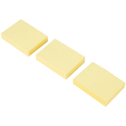 Бумага для заметок на клейкой основе "Stick Up", 38x51 мм, 3x100 листов, желтый - 2