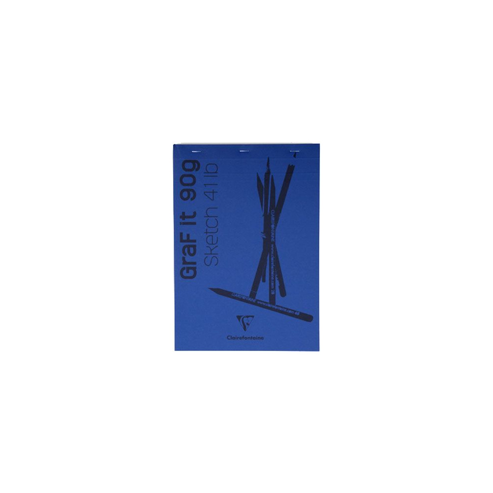 Скетчбук "Graf It", A6, 90 г/м2, 80 листов, темно-синий
