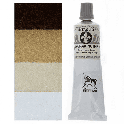 Краски для печати "Intaglio ink", 56 сепия, 60 мл - 2