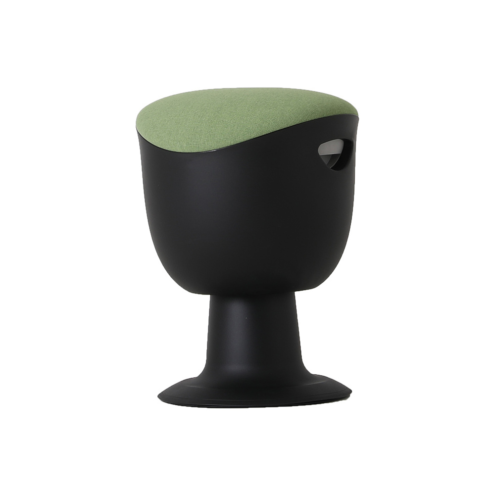 Стул для активного сиденья "Tulip", пластик, черный, зеленый  - 5