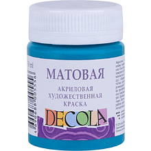 Краска акриловая матовая "Декола", 50 мл., банка