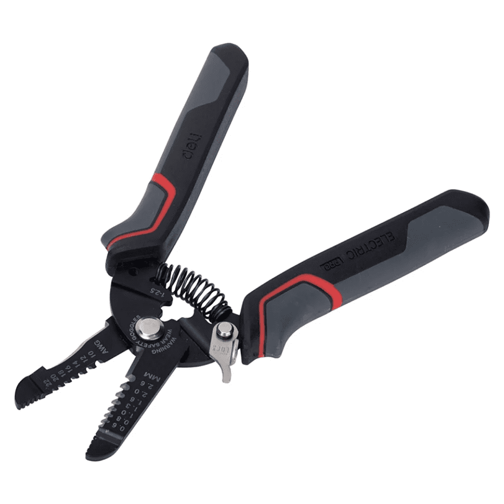 Инструмент для снятия изоляции Deli RS EDL2667, 180 мм, 0.6 - 2.6 мм