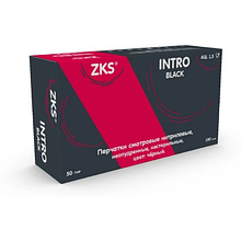 Перчатки нитриловые неопудренные одноразовые ZKS, р-р XL