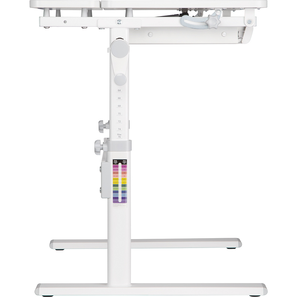 Комплект Ergosmart ученический Smart 100: парта E603 GREY, полка к парте E611 WHITE, накладка  на стол Е511 - 3