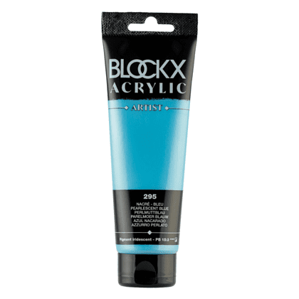 Краски акриловые "Blockx", 295 жемчужный синий, 120 мл