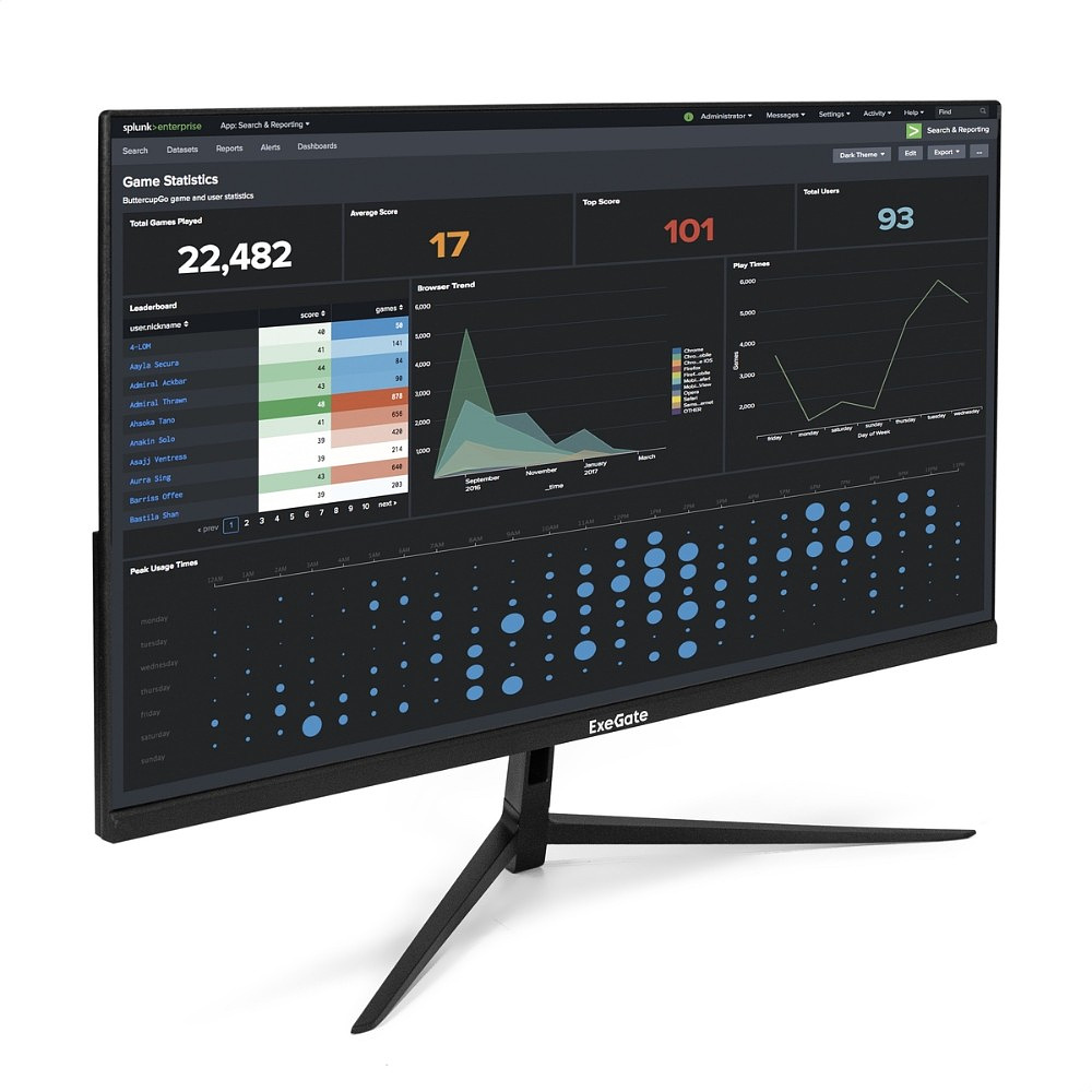 Монитор ExeGate SmartView ES2707A, EX294430RUS, 27"  