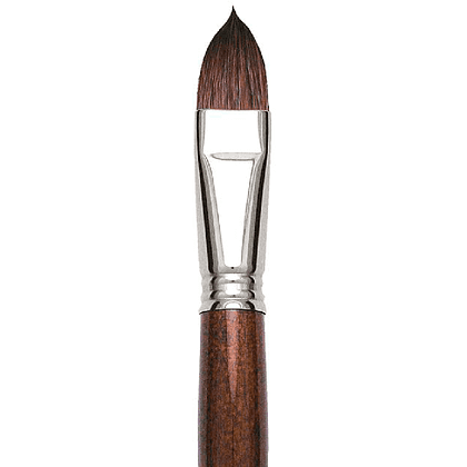 Кисть для рисования "Escoda Versatil Brush L/H 3042", синтетика, "кошачий язык", №20 - 2