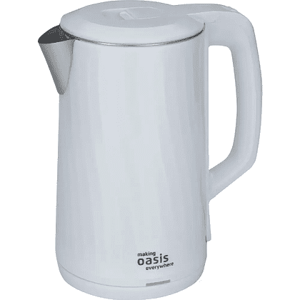 Электрочайник Oasis K-13PW, пластик, белый