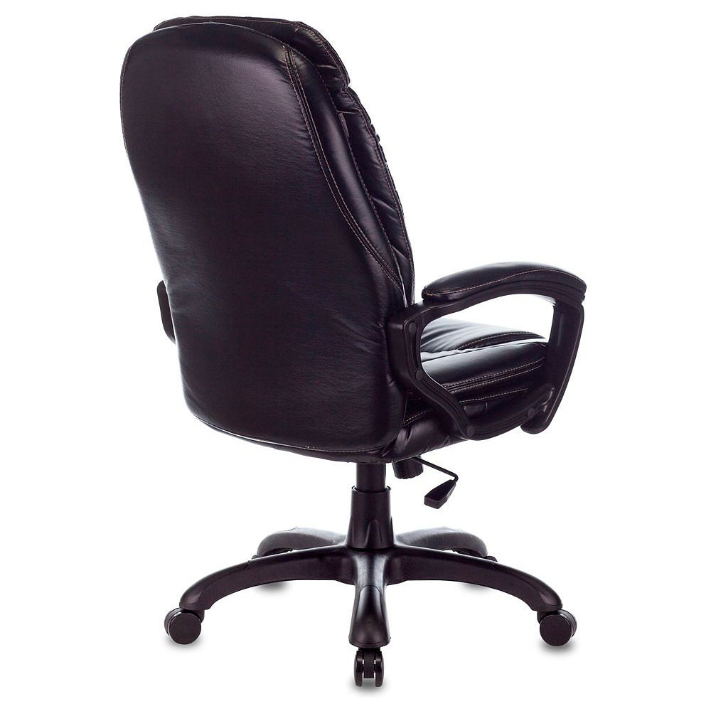 Кресло для руководителя "Бюрократ CH-868AXSN", кожзам, пластик, черный - 4