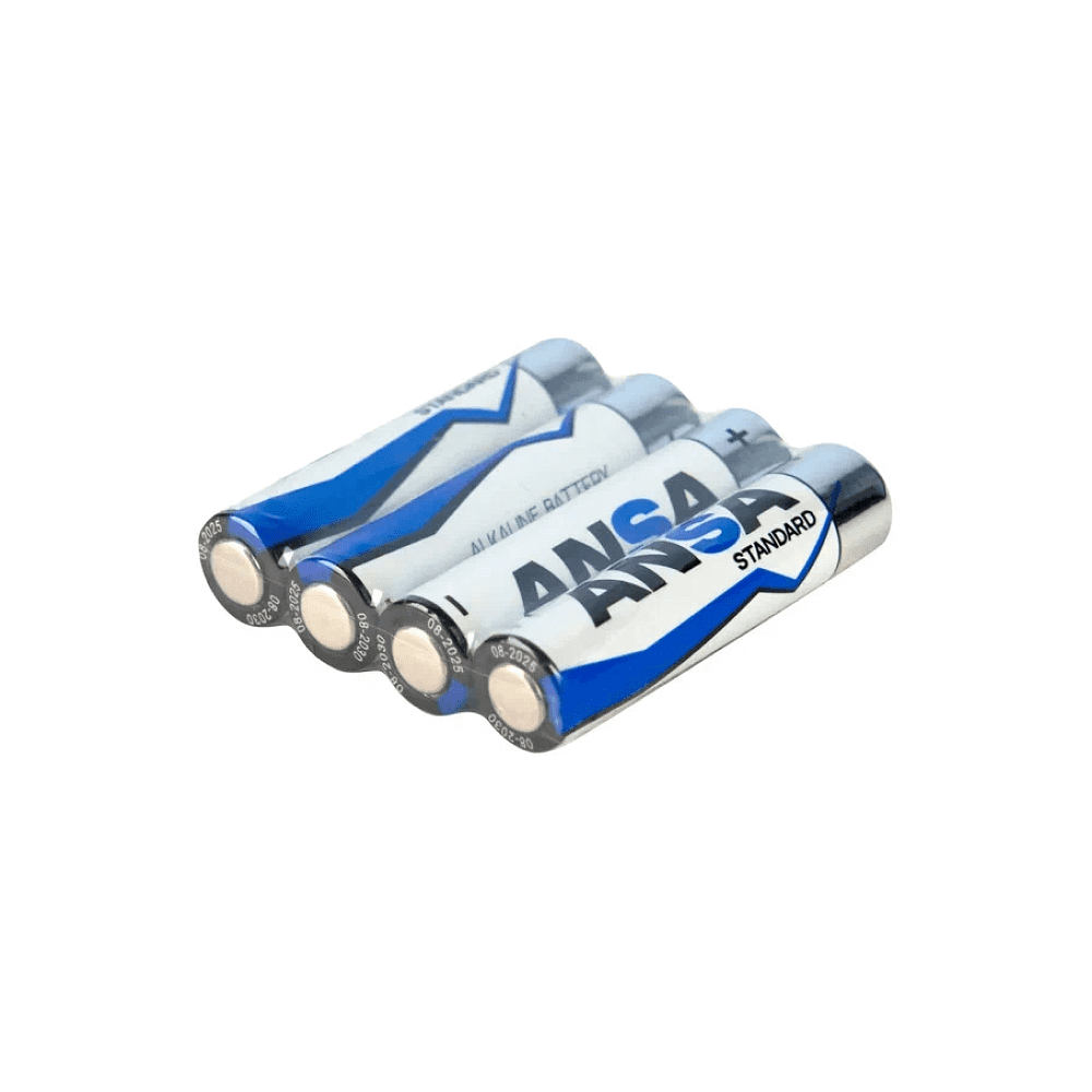 Батарейки алкалиновые ANSA Standart "LR03/BL-4 (AAA)", 4 шт, щелочные - 5